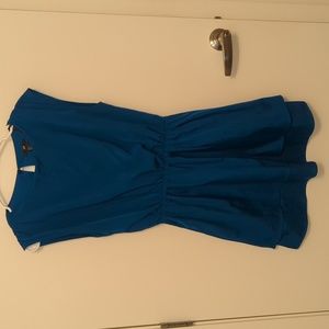 H&M small mini dress royal blue with elastic waist